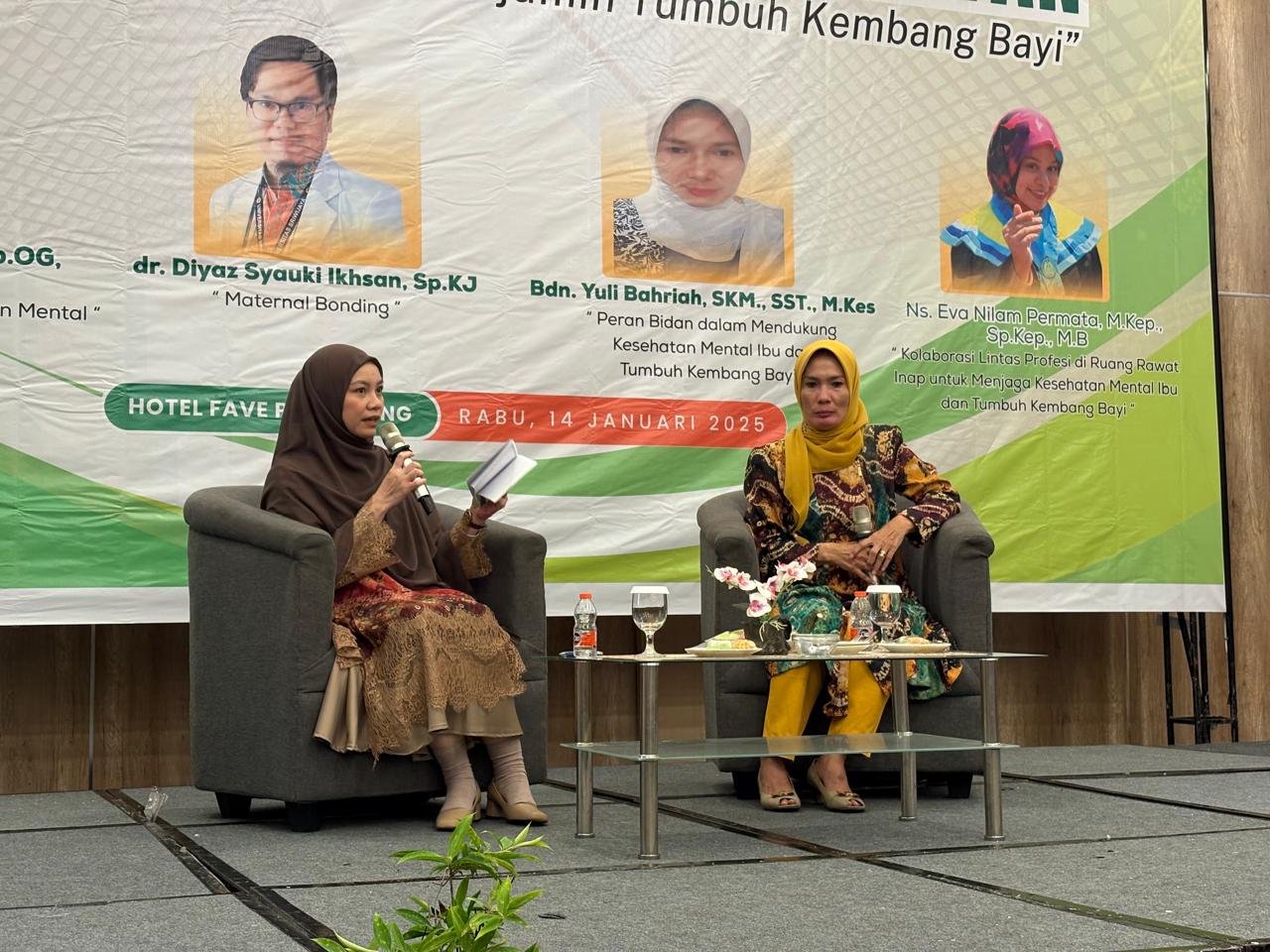 Ketua IBI Cabang Kota Palembang Menjadi Narasumber